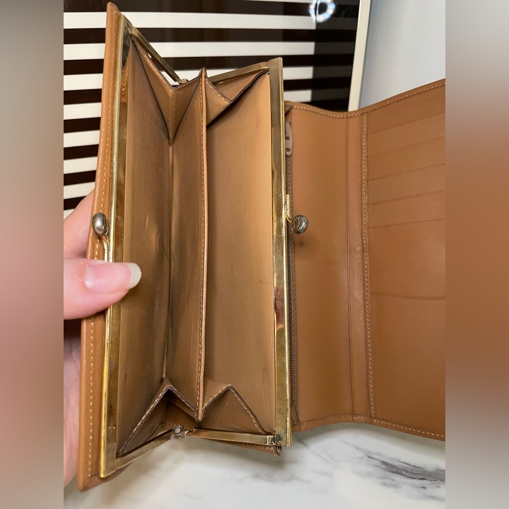 Celine Brown and Gold Clutch with Chain Strap - Picture 11 of 11